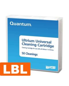 Quantum Tape, LTO, Cleaning Cartridge, 50 pass, Universal, Labeled